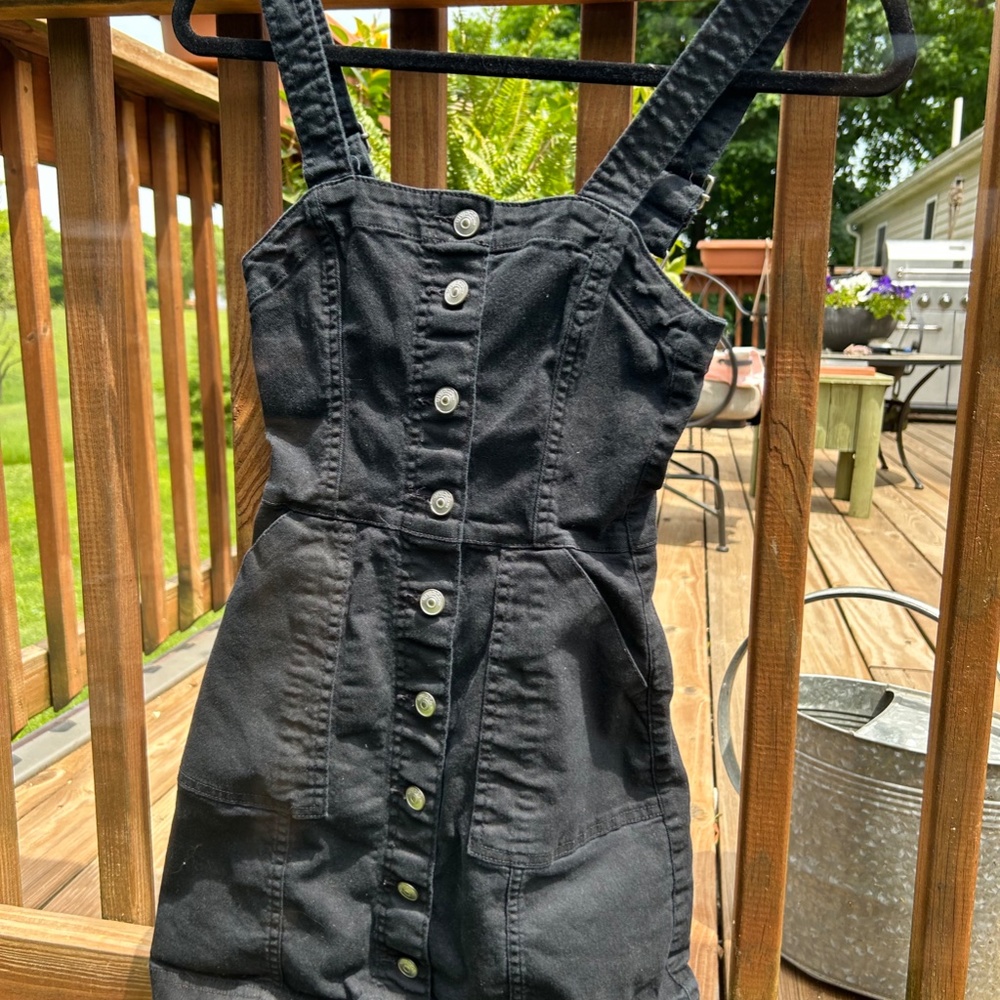 Black Button Down Dress